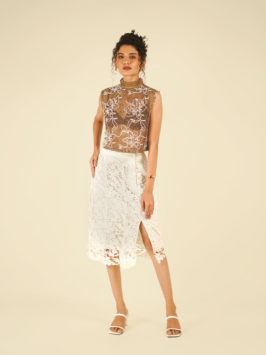 06 jute mesh sheer top brown full