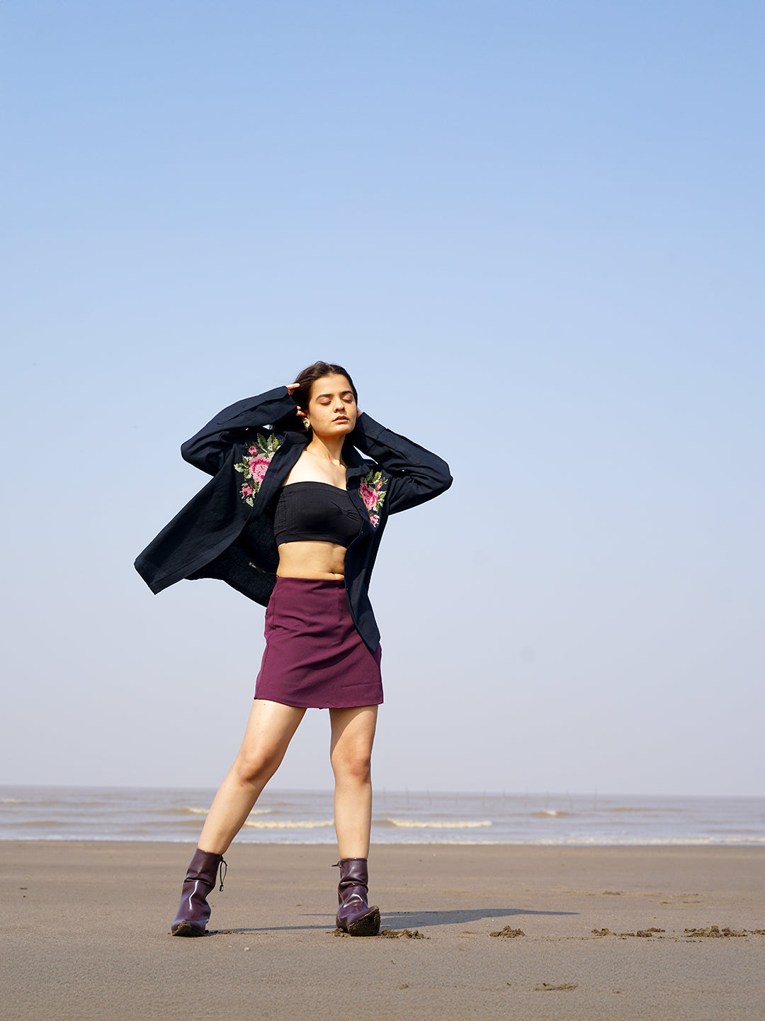 Rose Premium Work-Leisure Khadi Shacket