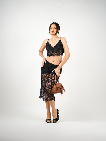 Iris Lace Skirt for Women (No Lining)