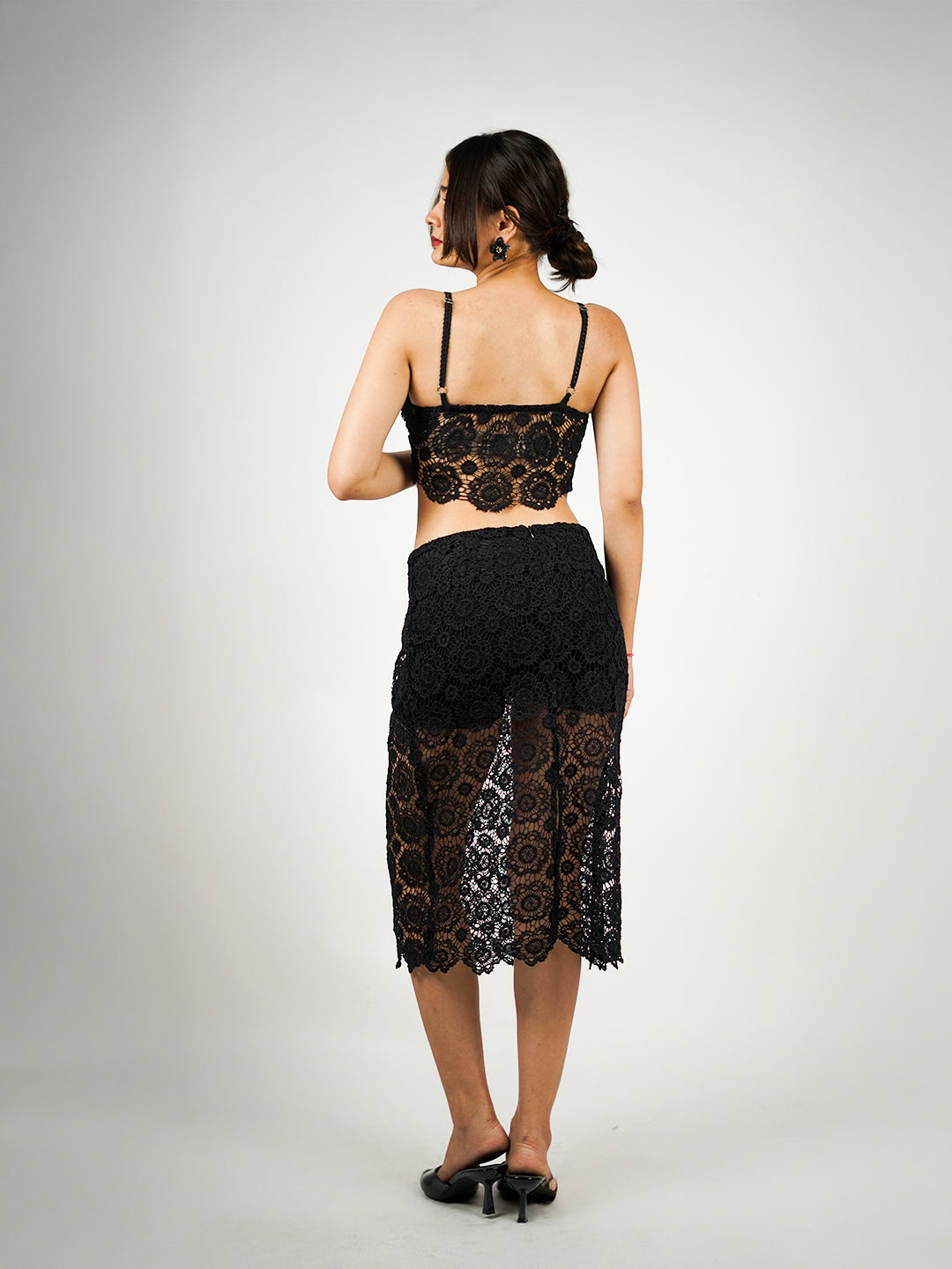 Iris Lace Skirt for Women (No Lining)